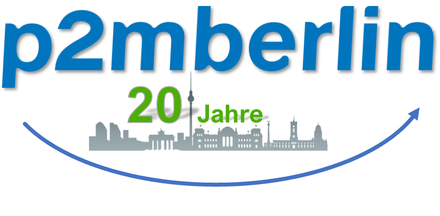 20 Jahre p2mberlin 20 Jahre p2mberlin Logo